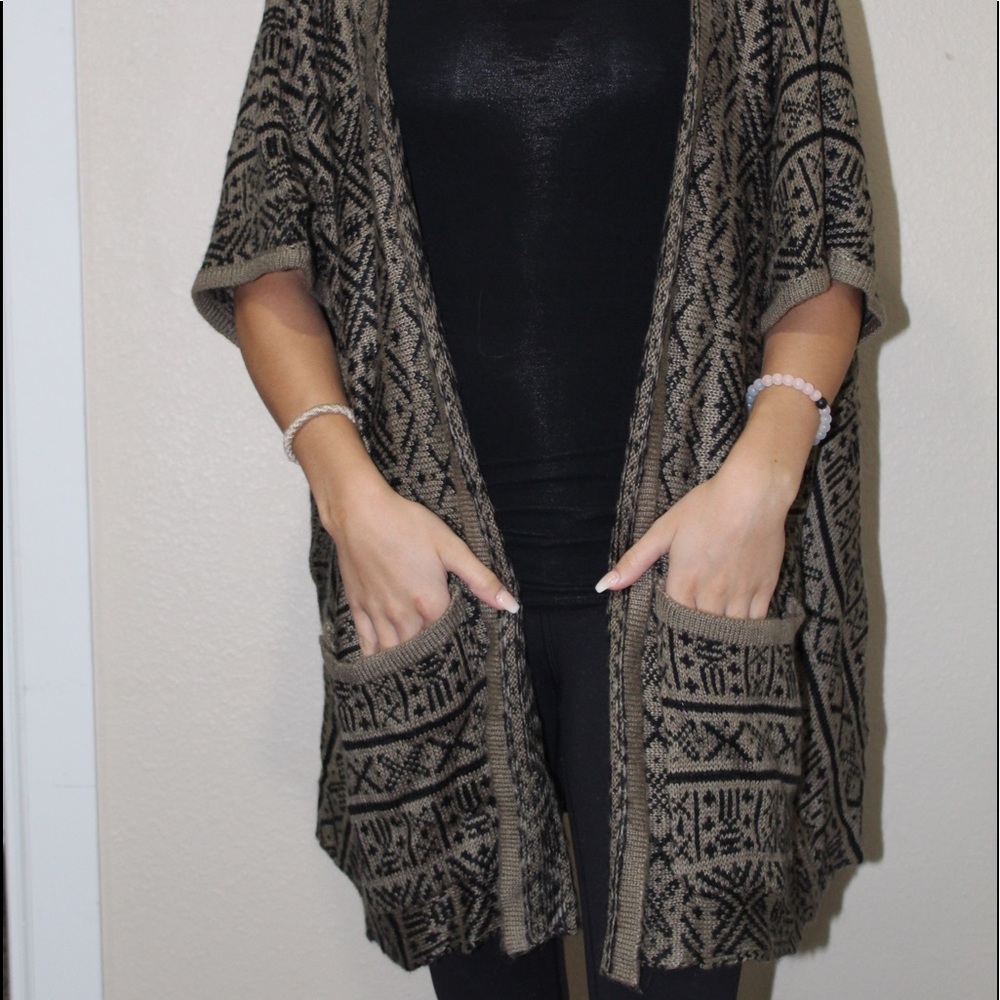 Aztec oversized sweater